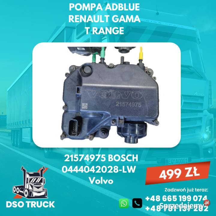 Pompa AdBlue 21574975 BOSCH 0444042028LW Volvo ciężarowe Zawichost sprzedam