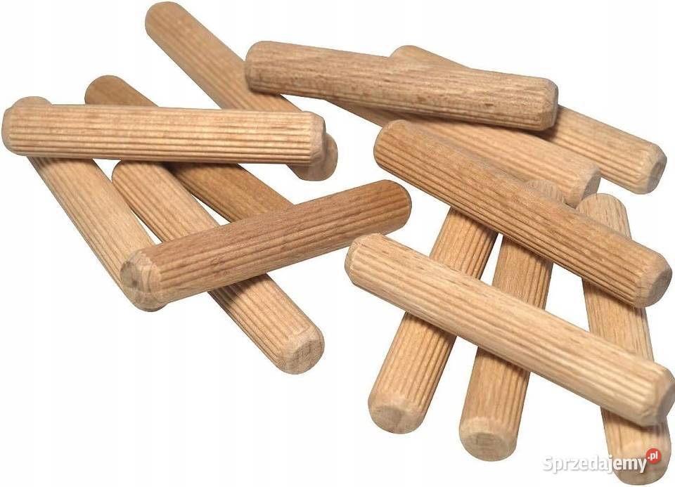 Kołki drewniane z buku 1 x 8 mazowieckie Myszyniec