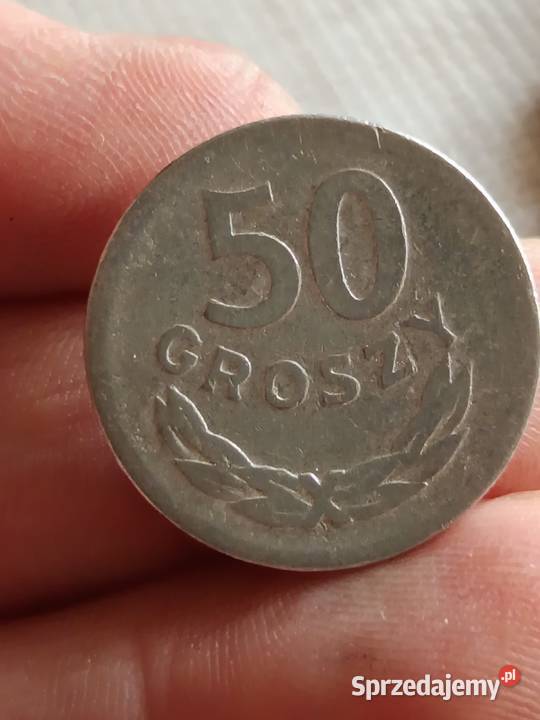 lekka skretka sprzedam monete 50 groszy 1957 Chełm sprzedam