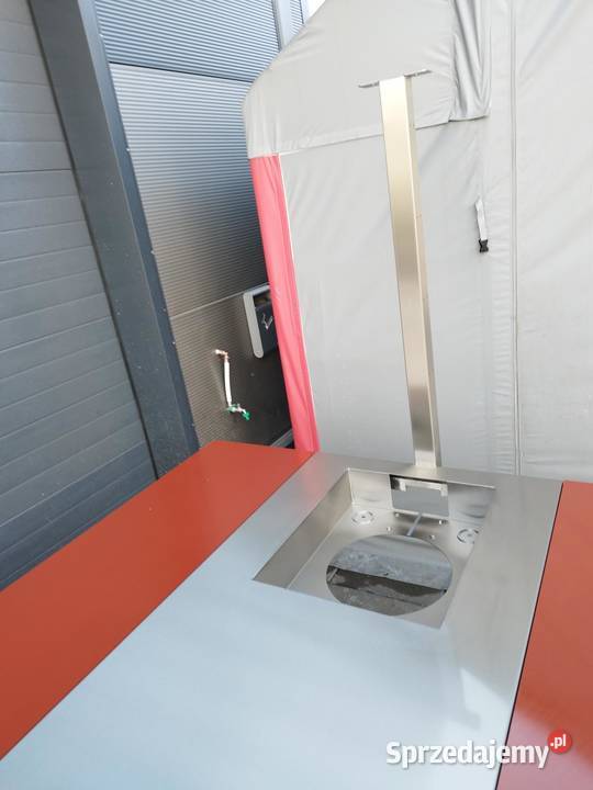 Stół do produkcji kebaba wbudowane dwie wagi Wieliczka