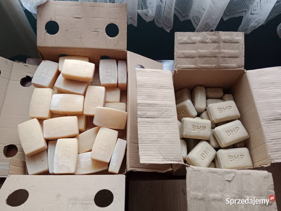 Stare Mydło Szare BHP Zestaw 60 sztuk LATA 90 śląskie Ruda Śląska