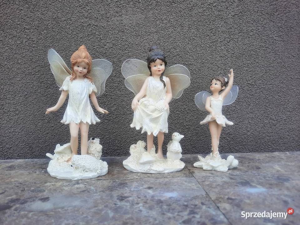 3x Figurka wróżka elf kompozyt 16 Tczew