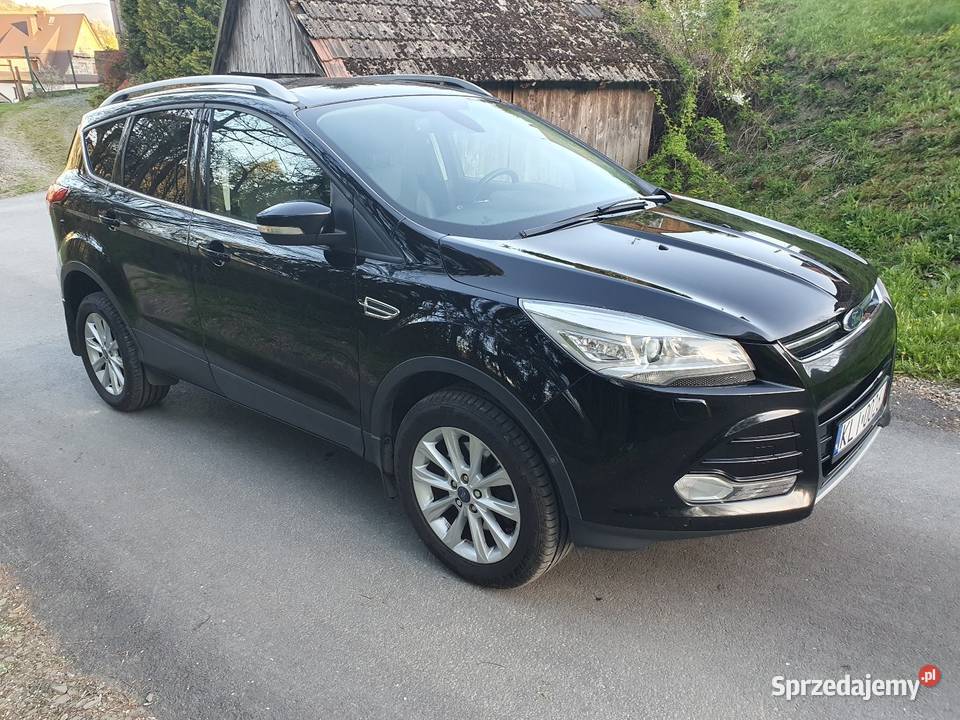 Ford Kuga 4x4 20 Diesel automat skórzana tapicerka Myślenice sprzedam