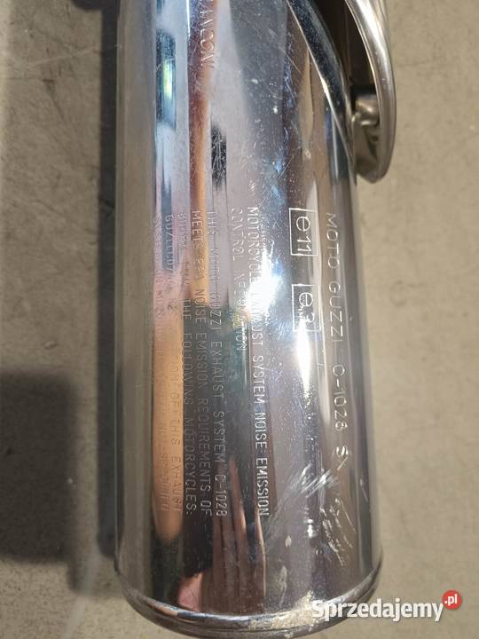 MOTOGUZZI MOTO GUZZI V7 V9 TŁUMIK WYDECH LEWY sprzedam