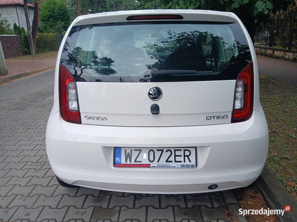 Skoda Citigo 10 LPG Salon Polska 4l100 2018r elektryczne szyby Warszawa