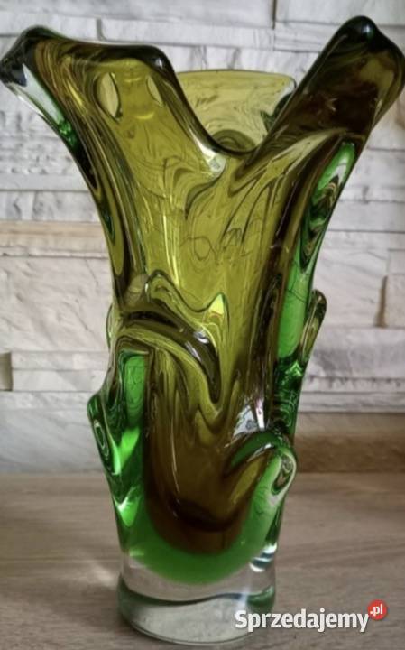 Wazon Niagara Mstisov Karel Zemeklata 60 XX w Porcelana i szkło