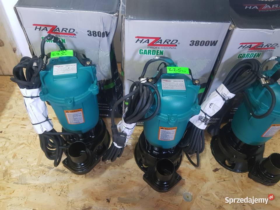 POMPA DO SZAMBA Z ROZDRABNIACZEM 3800 WATT Z Głogowa