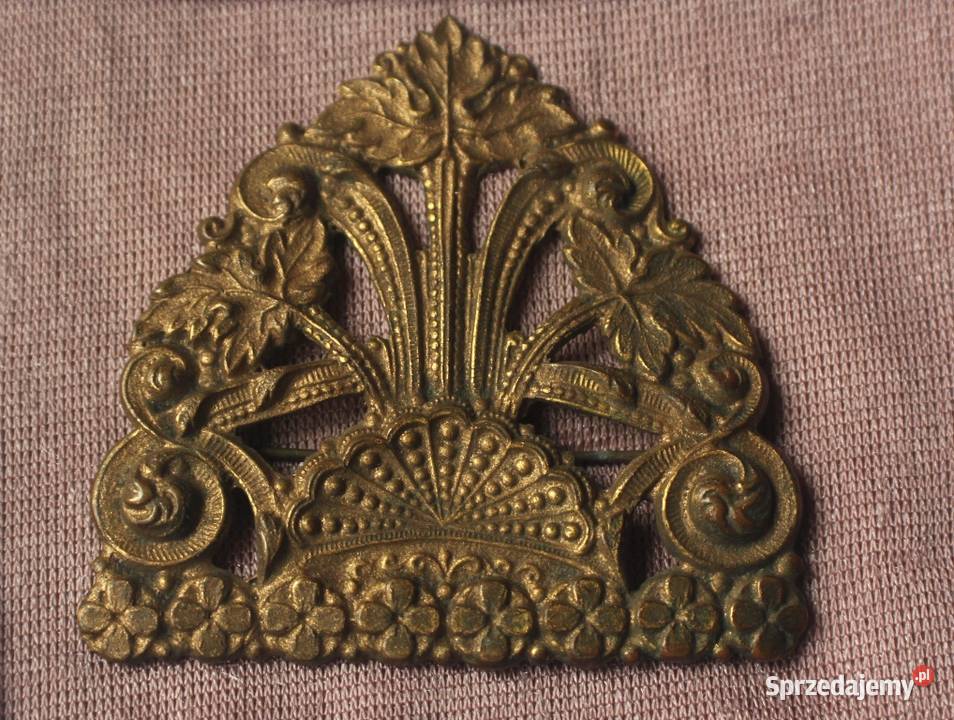 Stara angielska broszkamosiężnaB12 Ochojno