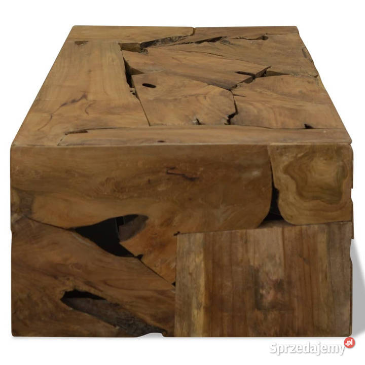Stolik kawowy z drewna tekowego 90 x 50 x 30