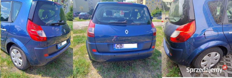 Renault Scenic II 2008 LPG sprawny rodzinny ABS Bydgoszcz