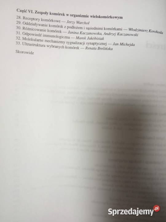 Podstawy cytofizjologii medycyna kolekcjonerskie Warszawa