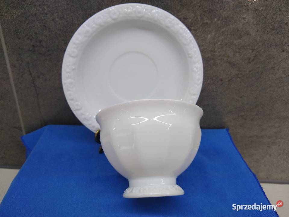 Filiżanka spodek Rosenthal Biała Maria Classic Kalisz