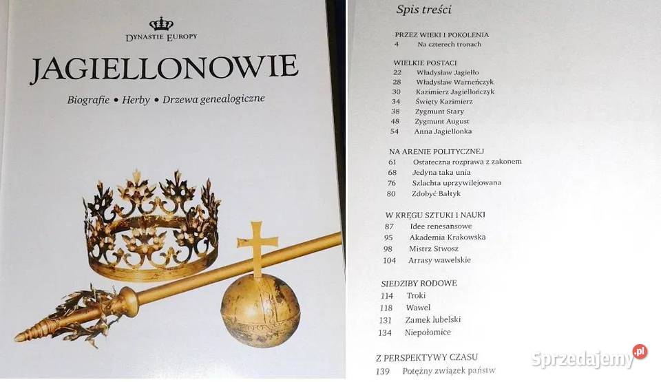 Dynastie Europy Jagiellonowie Biografie Herby twarda sprzedam