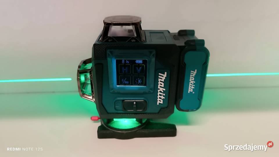 Poziomica laserowa Makita 4D 16 linii zielony Łask