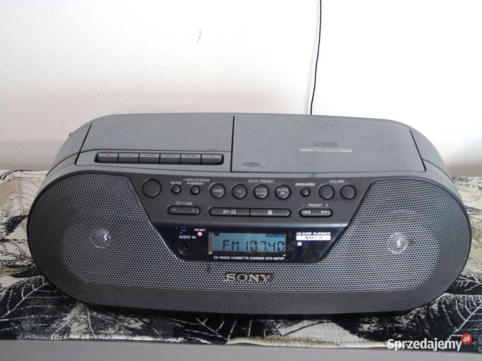 Radio odtwarzacz magnetofon AUX Sony CFDS07 podkarpackie