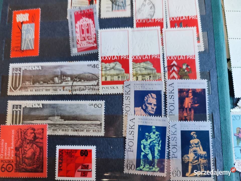 znaczki polskie z lat 207080