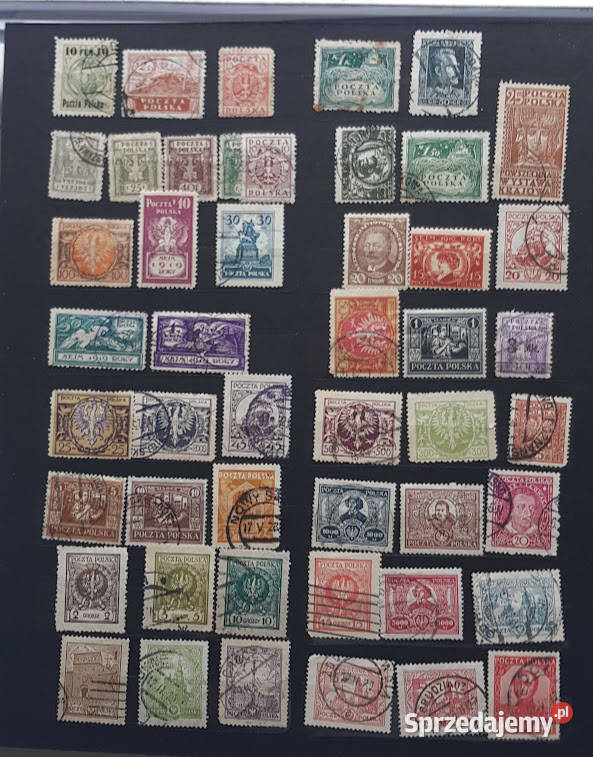 Stare znaczki Polska Filatelistyka Zielona Góra