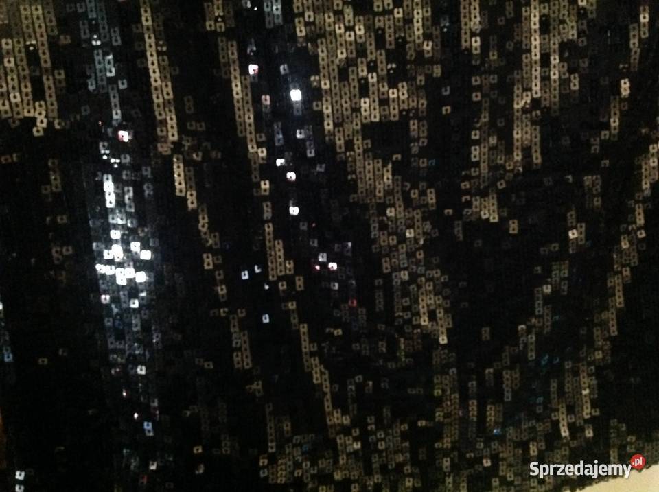 Spódnica Spódniczka Mini Czarna Cekinowa Damska lubuskie Nowa Sól sprzedam