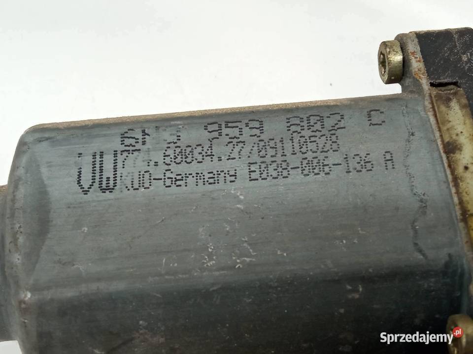 MECHANIZM SZYBY PRAWY PRZÓD 5D 6N3959802C VW Rok produkcji 2001 Mechanizmy opuszczania szyb świętokrzyskie sprzedam