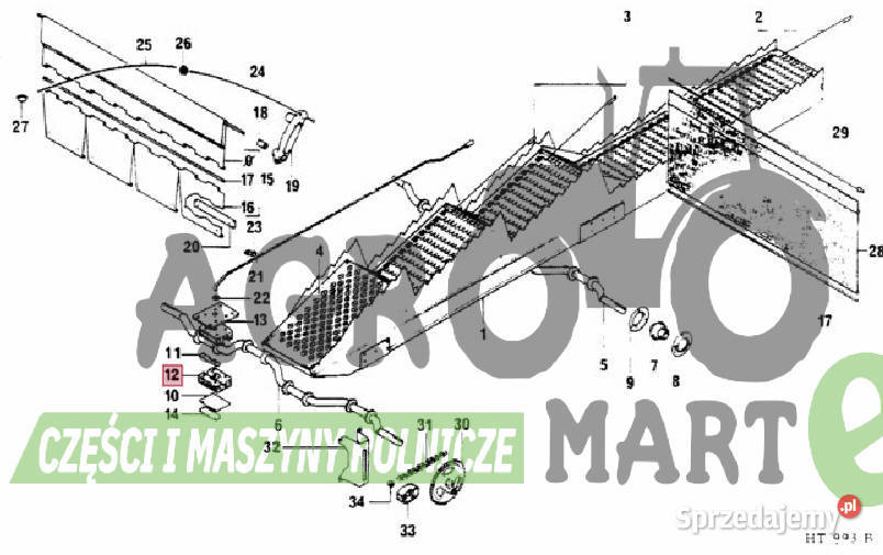1406094R11 ŁOŻYSKO DREWNIANE WYTRZĄSACZY fi28 dolnośląskie Wichrów