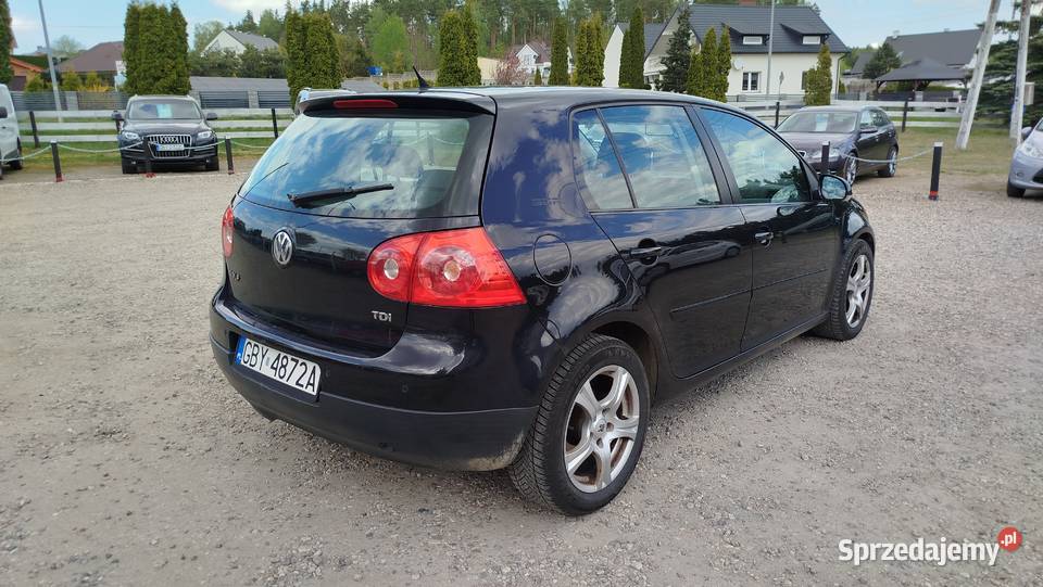 Vw Golf V GOAL 19 TDI 105 Wyposażenie pomorskie Bytów