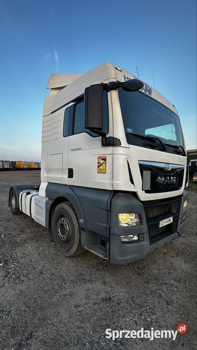 Man TGX 440 2015 sprzedam biały Poznań
