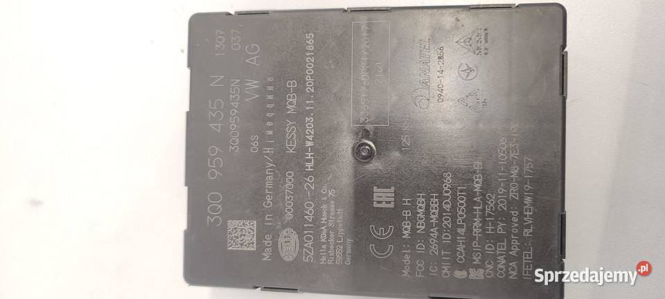 VW TIGUAN II MODUŁ STEROWNIK KESSY 3Q0959435N