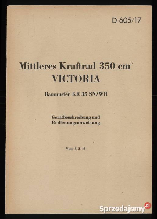 Victoria model KR 35 SNWH Opis i instrukcja pomorskie Lębork
