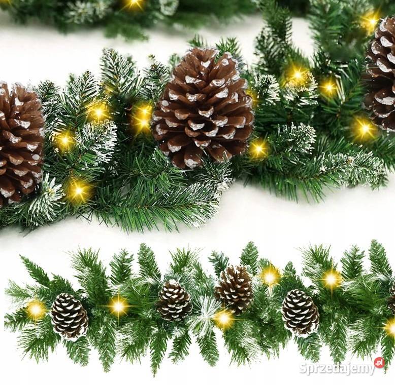 GIRLANDA ŚWIĄTECZNA SZTUCZNA 28M LAMPKI 50 LED Warszawa sprzedam