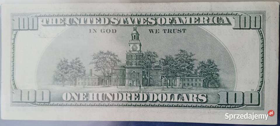 100 USA Benjamin Franklin 2001 r mennicze Kolekcje Konin sprzedam