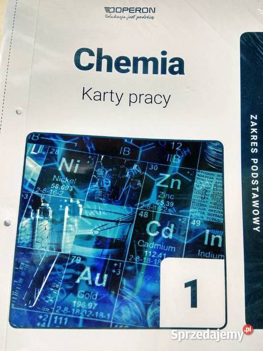 Chemia zakres 1 podstawowy operon nowy Antykwariat Warszawa