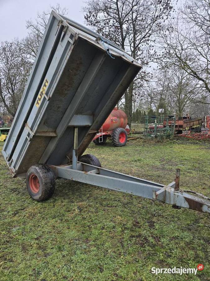 Tuhti M5 Przyczepa wywrotka 5ton podlaskie Szołtany sprzedam