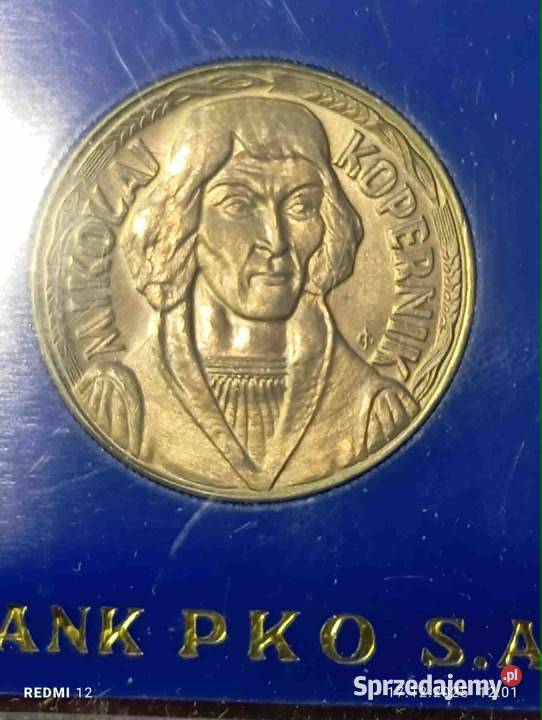 Moneta w st men 10 z 1967 roku z M Kopernikiem Warszawa