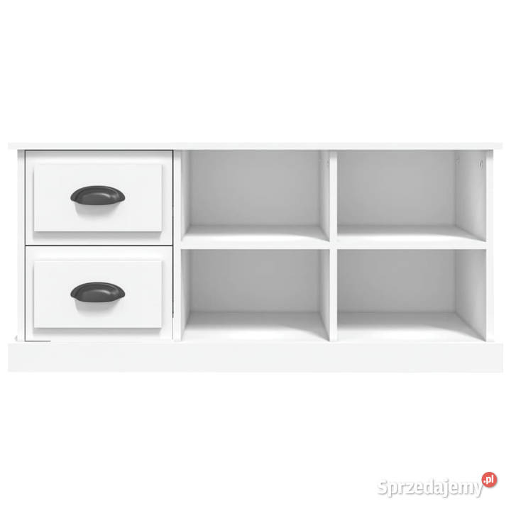 Szafka pod TV biała 102x355x475 materiał