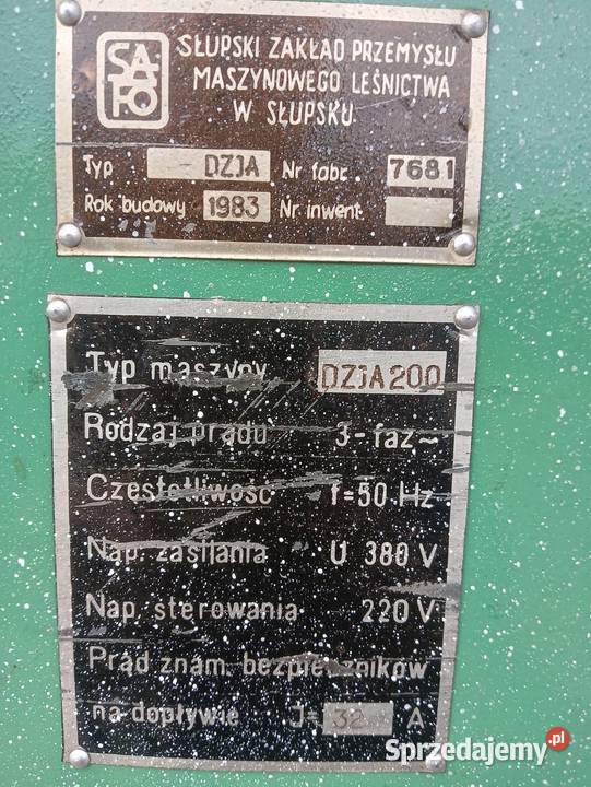 Szlifierka długotaśmowa SAFO 220 sprzedam