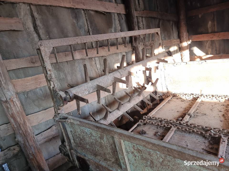 Rozrzutnik obornika taśmowy 2 osiowy nieuszkodzony Goczałków