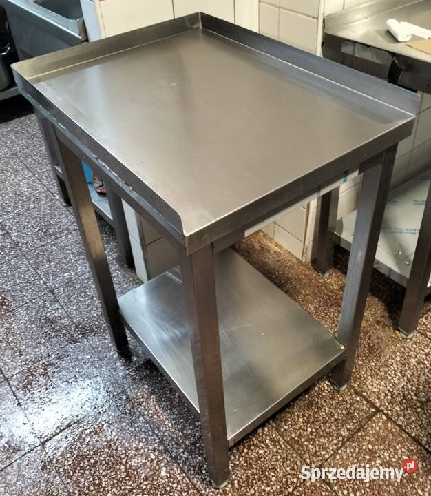 Stół gastronomiczny z 3ma rantami 50x66x85 Gastronomia Słupia Kapitulna