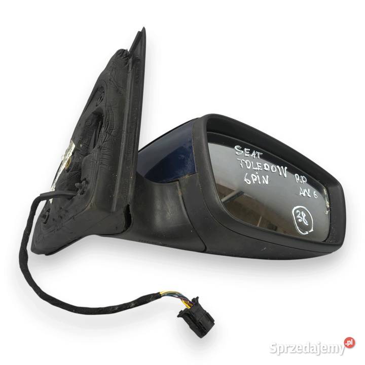 LUSTERKO PRAWE Seat Toledo IV 0510 elektryczne 6 osobowe lubelskie Chełm