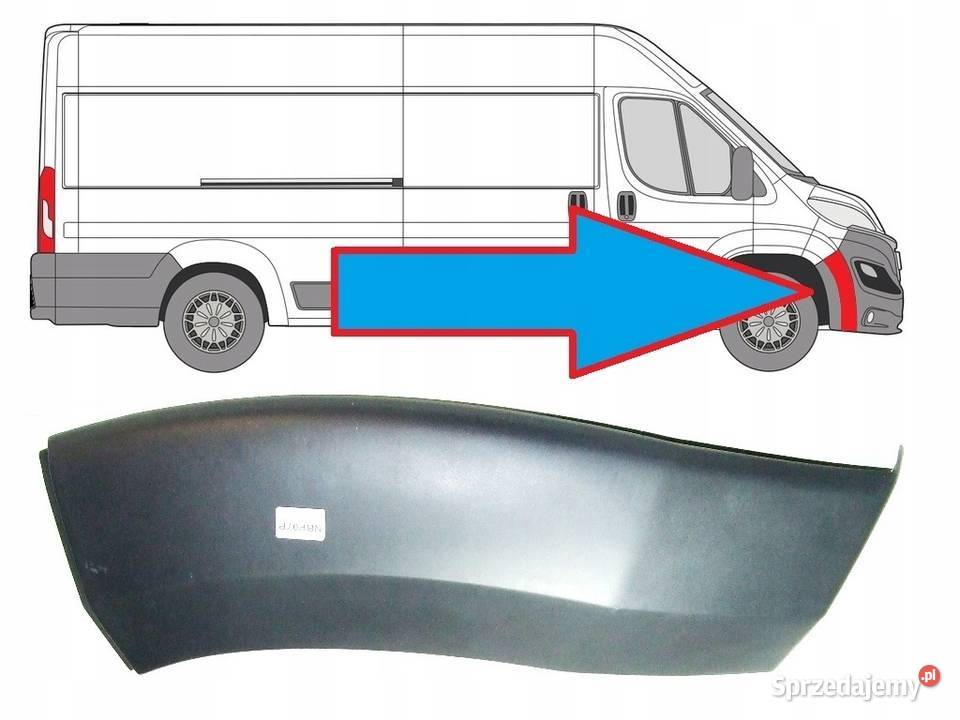 LISTWA ZDERZAKA PRZÓD PRAWA CITROEN JUMPER FIAT osobowe Głogów