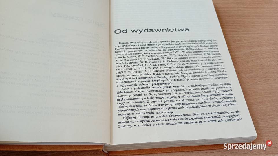 Mechanika Kittel Knigh Ruderman Berkeley physics tradycyjny podręcznik Podręczniki Podręczniki Gdańsk