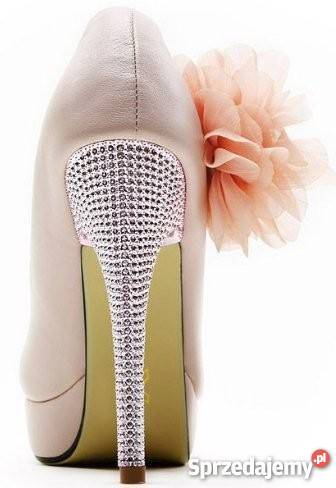 SZPILKI KWIATY 13 3543 BUTY ŚLUBNE IVORY mazowieckie