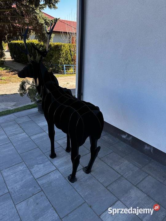 Wyjątkowa dekoracja przestrzenna figura łosia 3D Warszawa