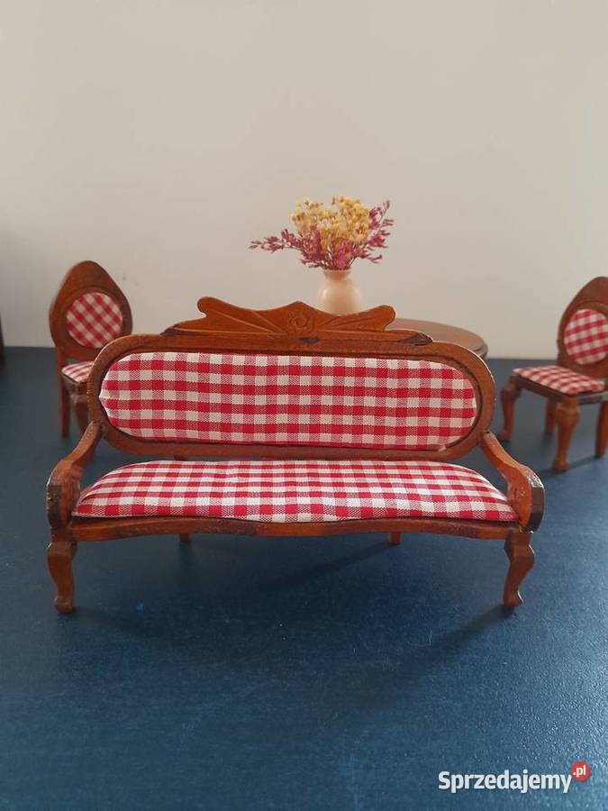 Zestaw mebelek lalek jadalnia w skali 112 Bogatynia