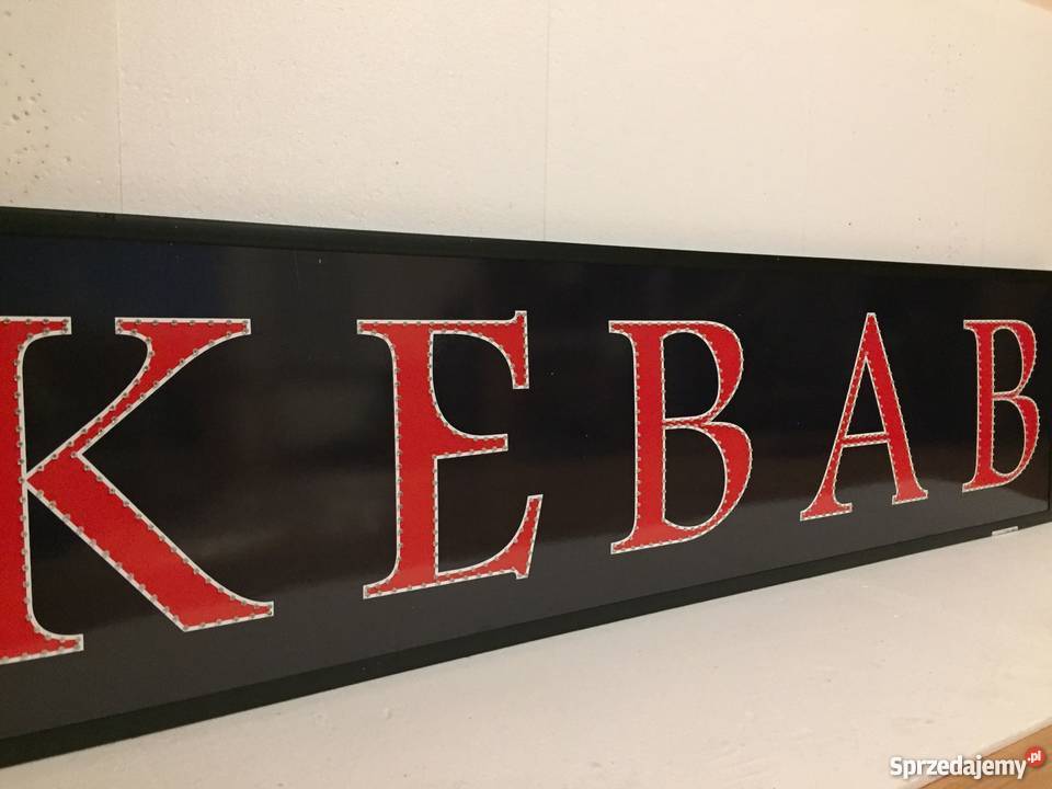 LED reklama KEBAB 200x50 zewnętrzna NOWA sprzedam