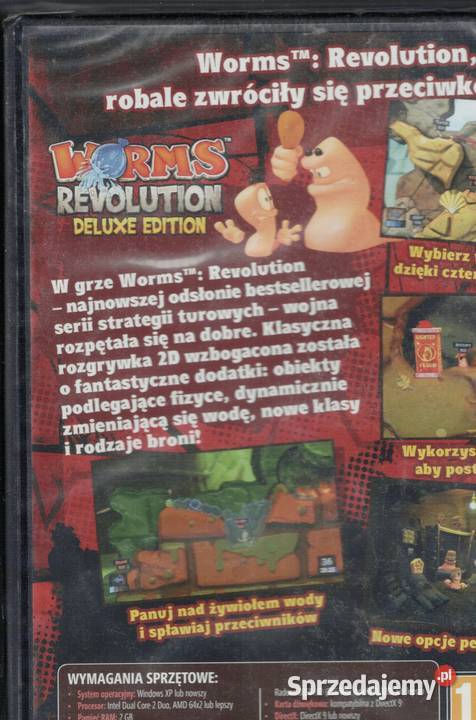 WORMS REVOLUTION DELUXE EDITION PC DVDROM GRA Warszawa