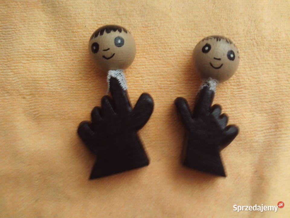 Jacek i Agatka Drewniane figurki dwa rodzaje Kalisz