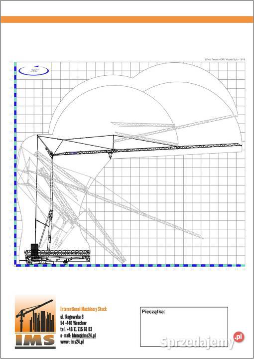 Żuraw nowy szybkomontujący hydrauliczny VICARIO Ligota Piękna