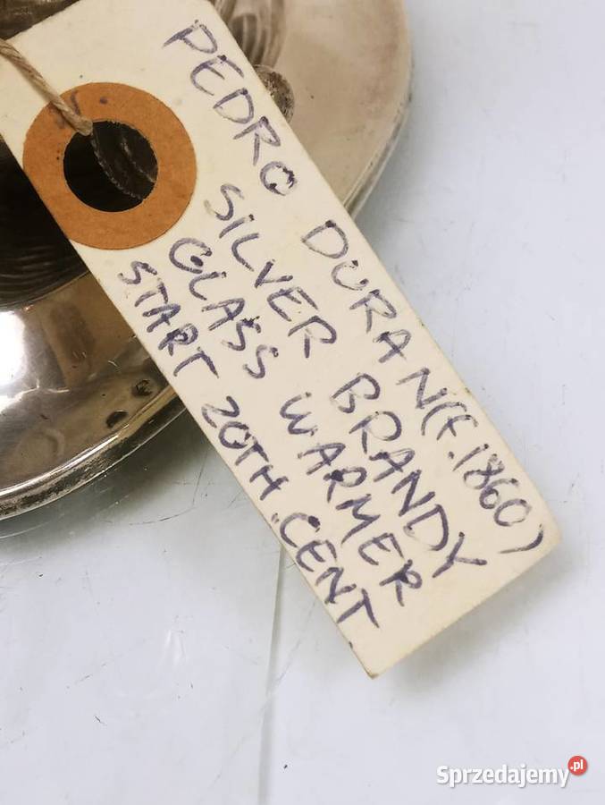 Pedro Duran Srebro 925 Łabędz Palnik do Brandy Antyki Nowa Sól