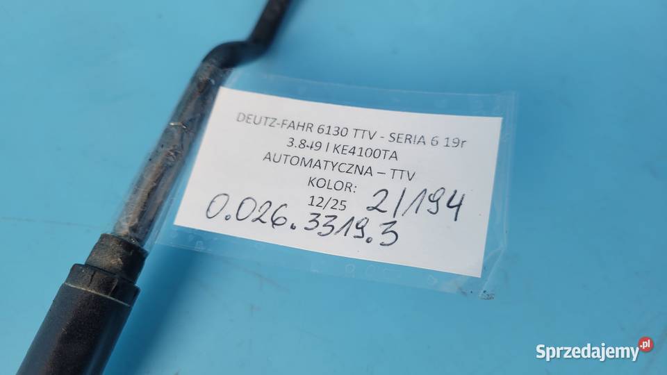 DEUTZFAHR 6130 TTV PRZEWÓD RURA HYDRAULICZNA kujawsko-pomorskie Kolno