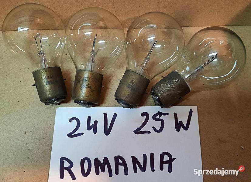 Żarówka żarówki 24 V 25 W Romania wielkopolskie Ostrów Wielkopolski sprzedam